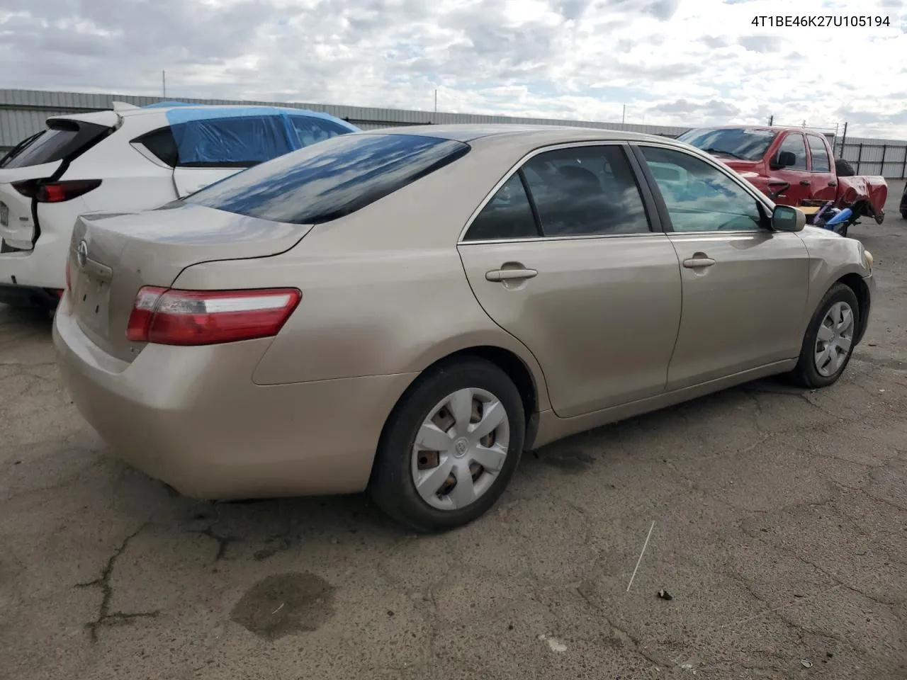 2007 Toyota Camry Ce VIN: 4T1BE46K27U105194 Lot: 80617624