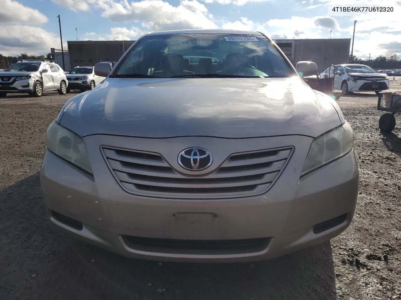 2007 Toyota Camry Ce VIN: 4T1BE46K77U612320 Lot: 80662704