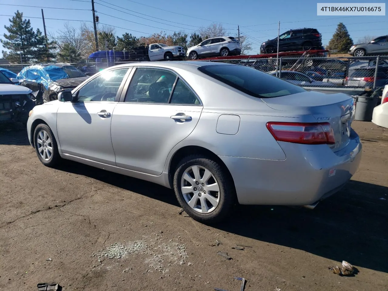 2007 Toyota Camry Le VIN: 4T1BK46KX7U016675 Lot: 80783274