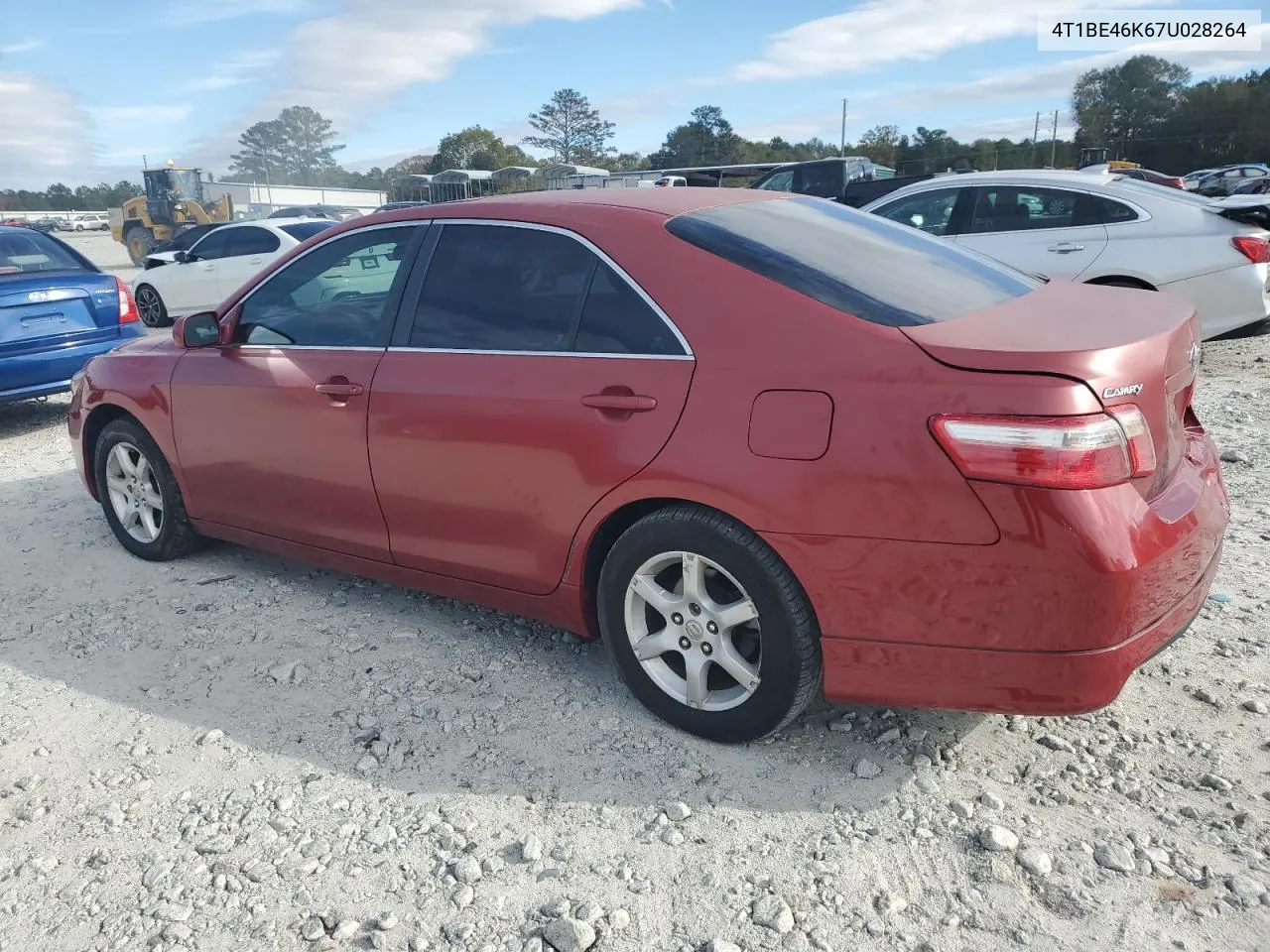 2007 Toyota Camry Ce VIN: 4T1BE46K67U028264 Lot: 80786174