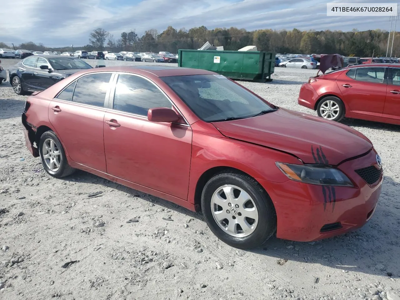 2007 Toyota Camry Ce VIN: 4T1BE46K67U028264 Lot: 80786174