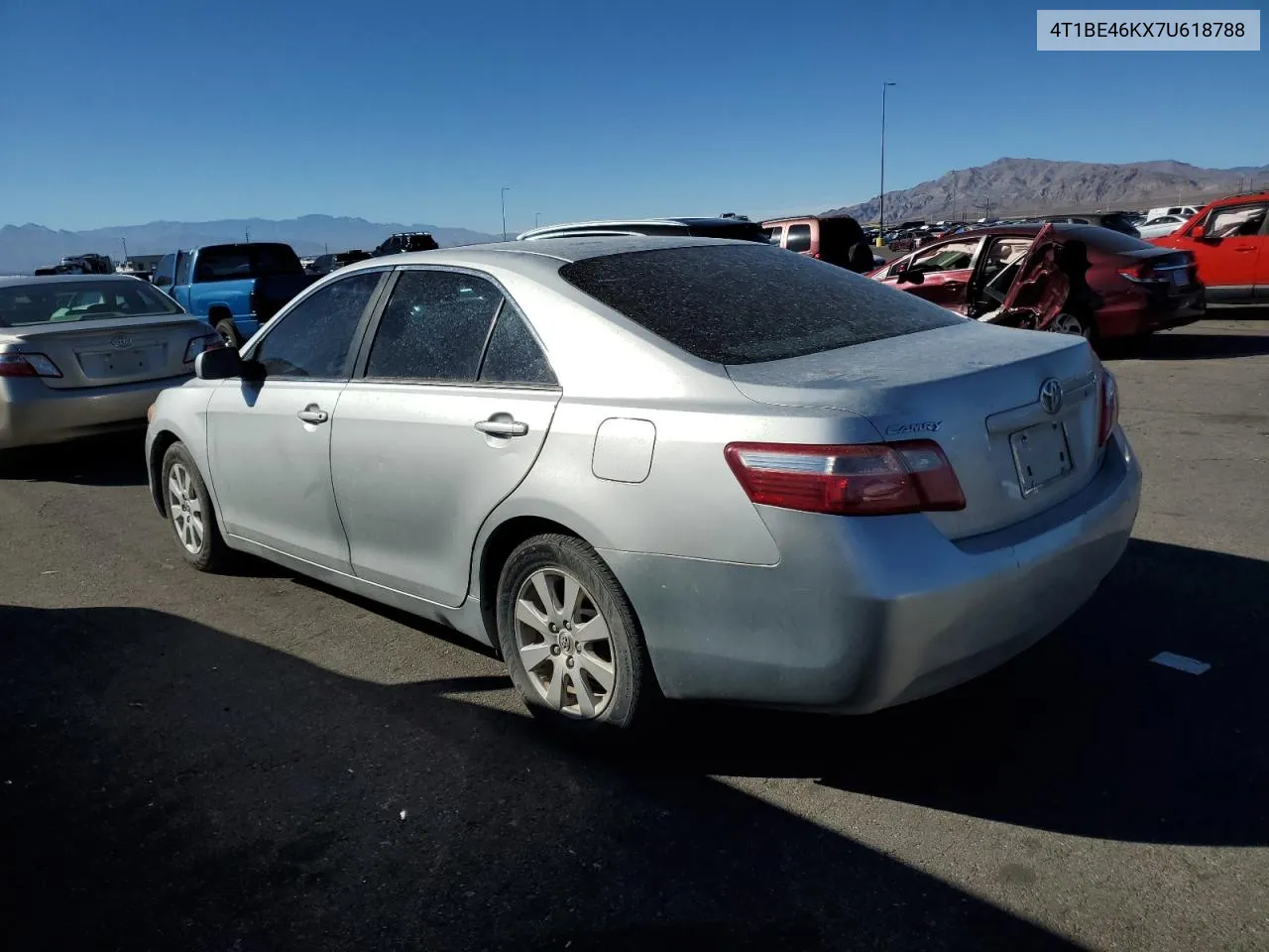 2007 Toyota Camry Ce VIN: 4T1BE46KX7U618788 Lot: 80798494