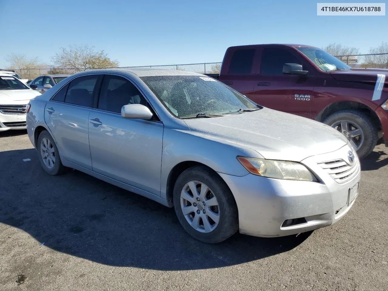 2007 Toyota Camry Ce VIN: 4T1BE46KX7U618788 Lot: 80798494