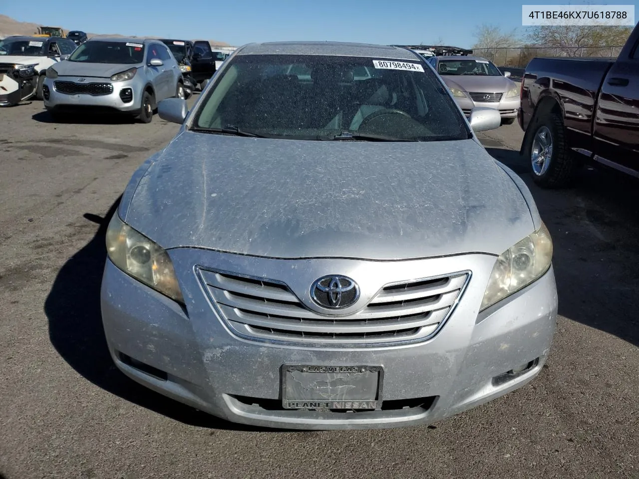 2007 Toyota Camry Ce VIN: 4T1BE46KX7U618788 Lot: 80798494