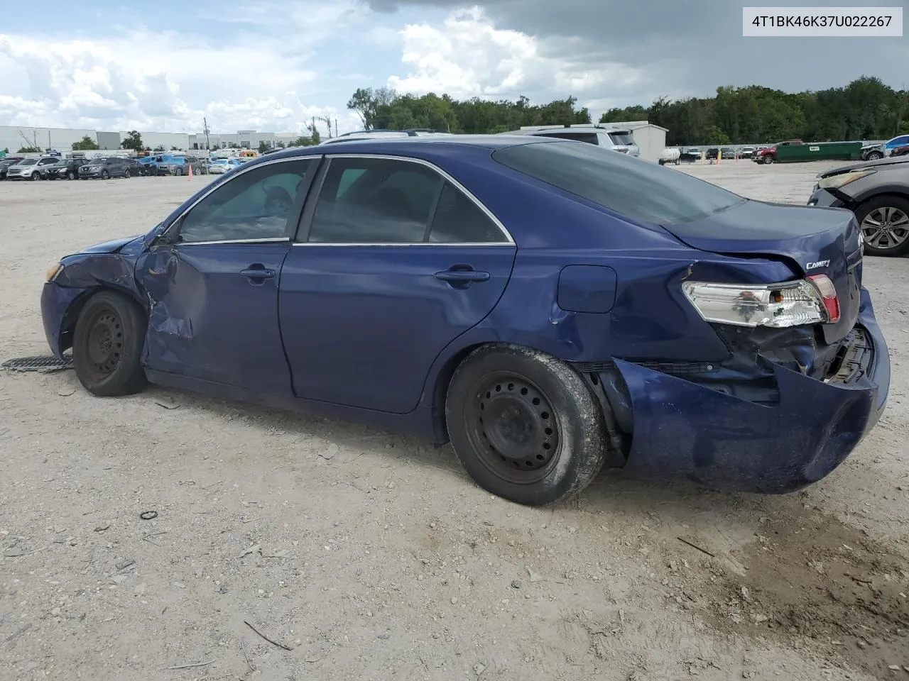 2007 Toyota Camry Le VIN: 4T1BK46K37U022267 Lot: 81115514