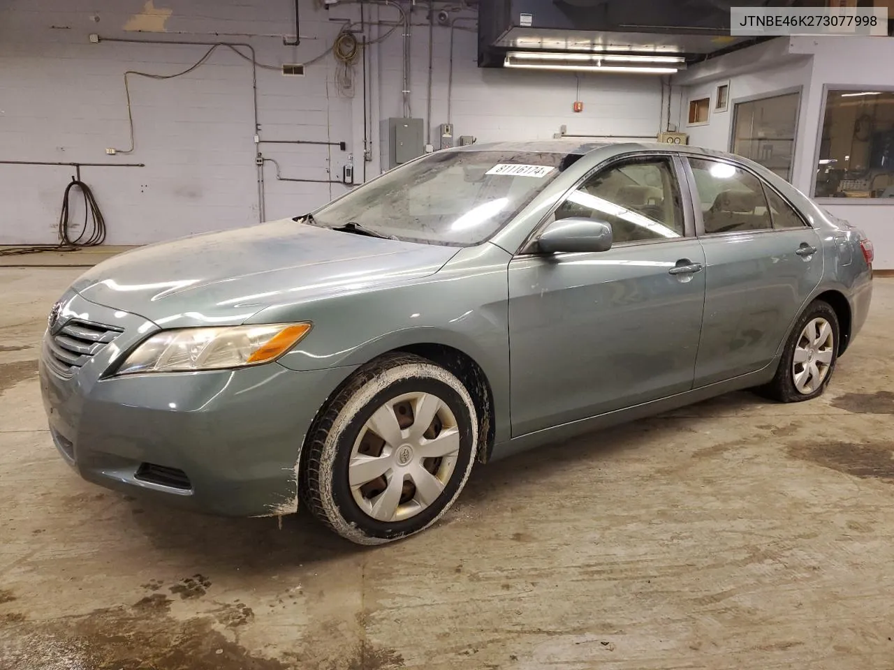 2007 Toyota Camry Ce VIN: JTNBE46K273077998 Lot: 81116174