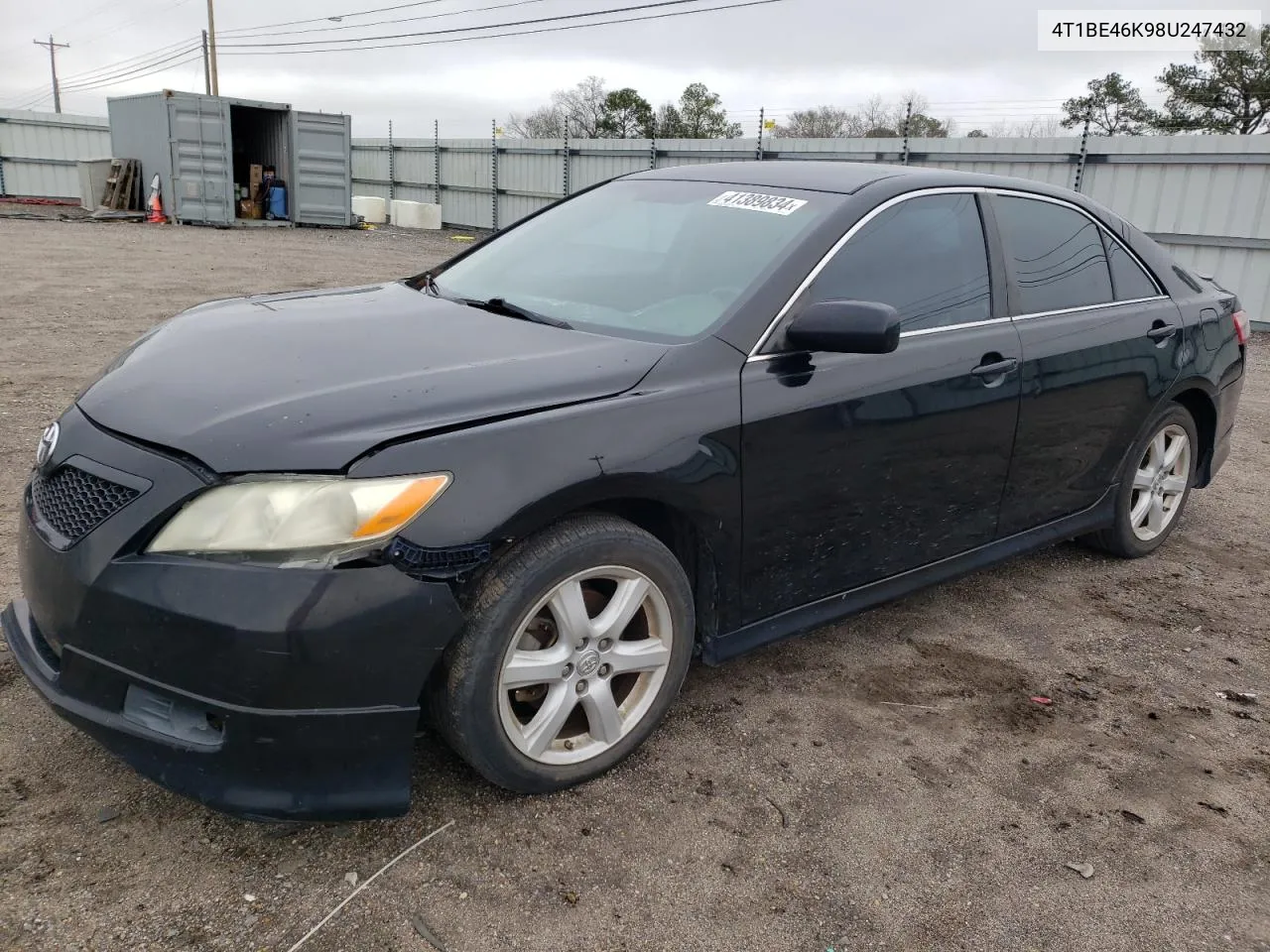 2008 Toyota Camry Ce VIN: 4T1BE46K98U247432 Lot: 41389834