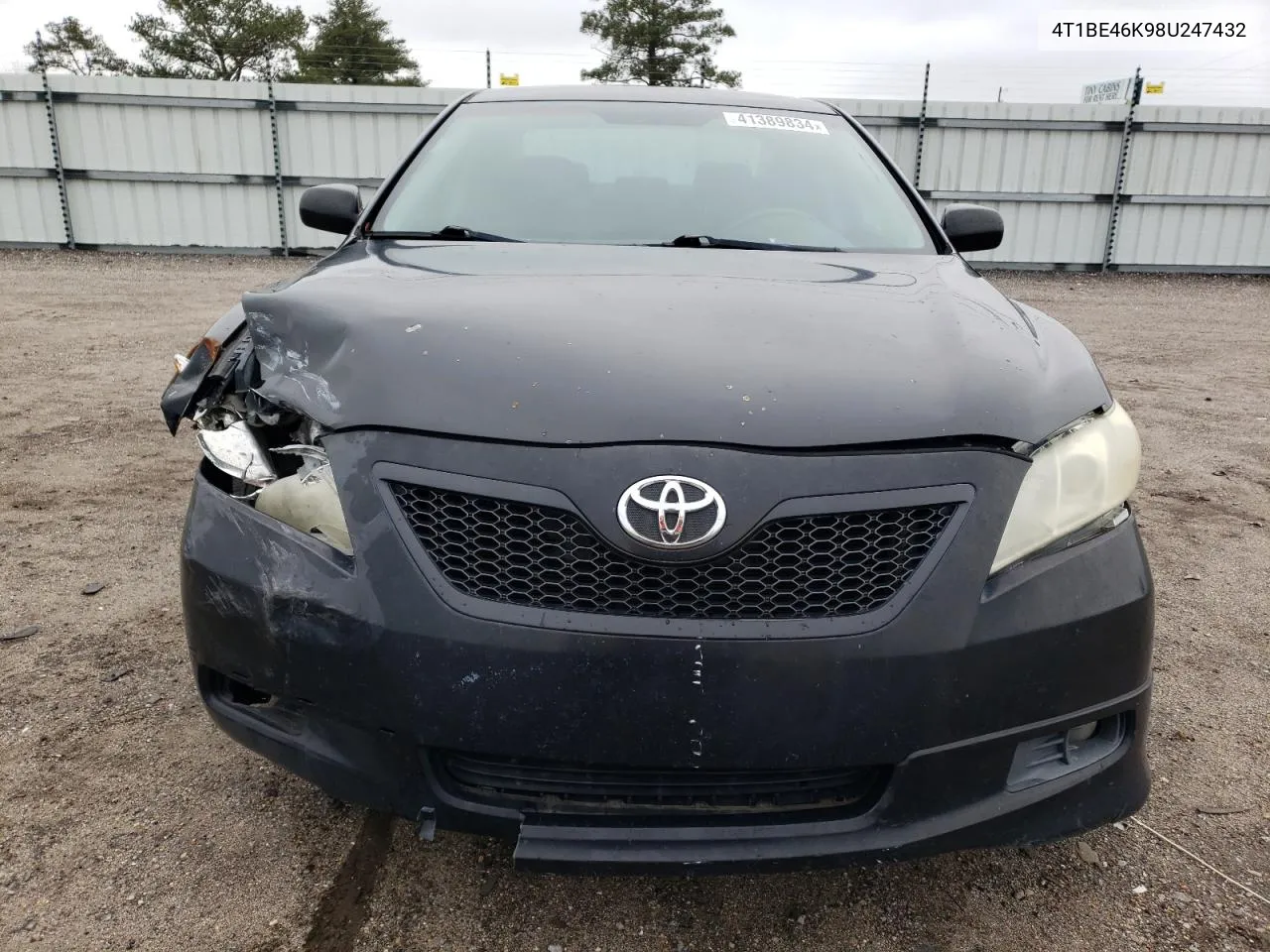 2008 Toyota Camry Ce VIN: 4T1BE46K98U247432 Lot: 41389834