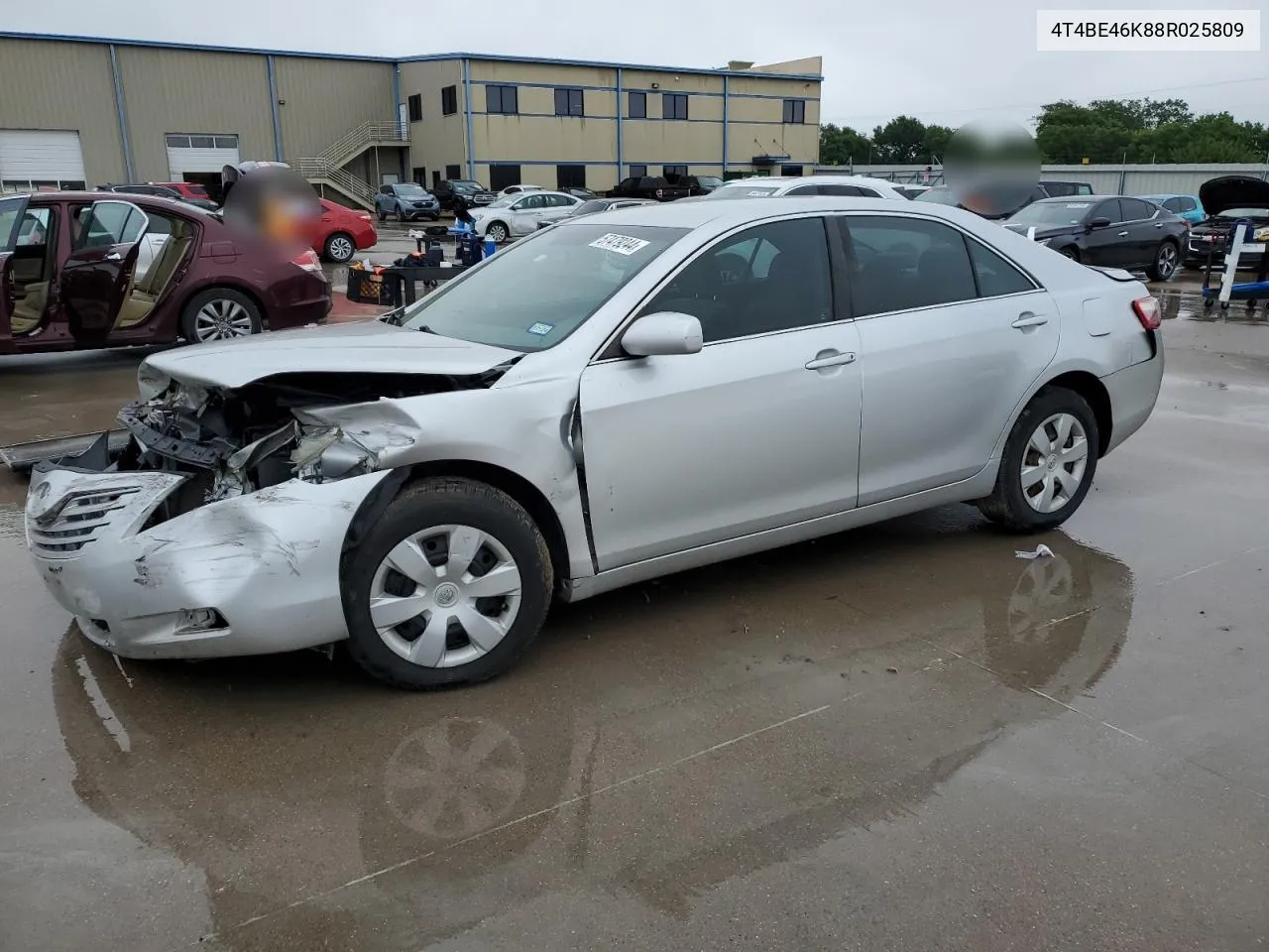 2008 Toyota Camry Ce VIN: 4T4BE46K88R025809 Lot: 57479244