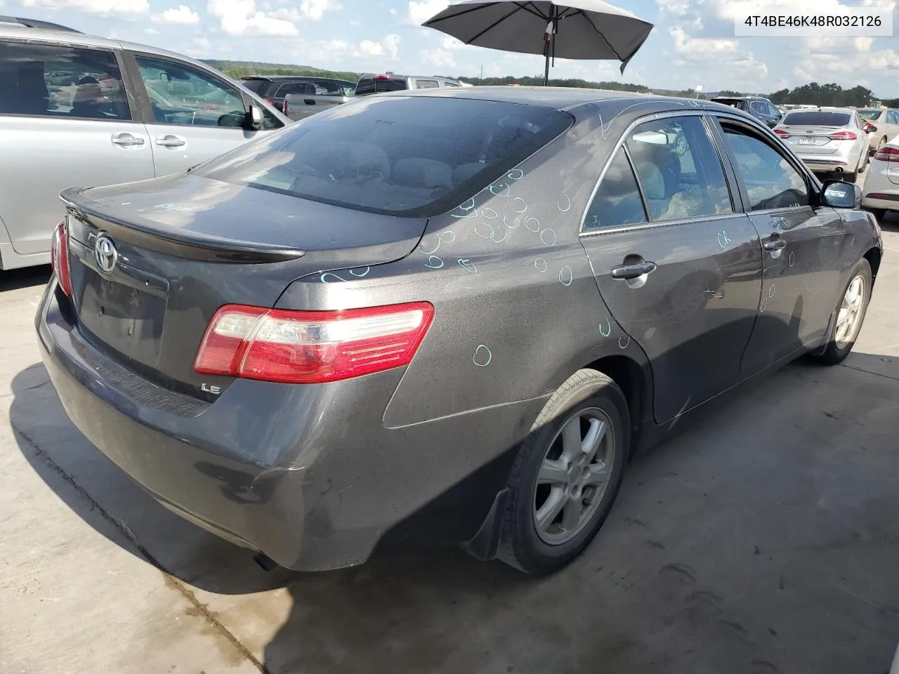 4T4BE46K48R032126 2008 Toyota Camry Ce