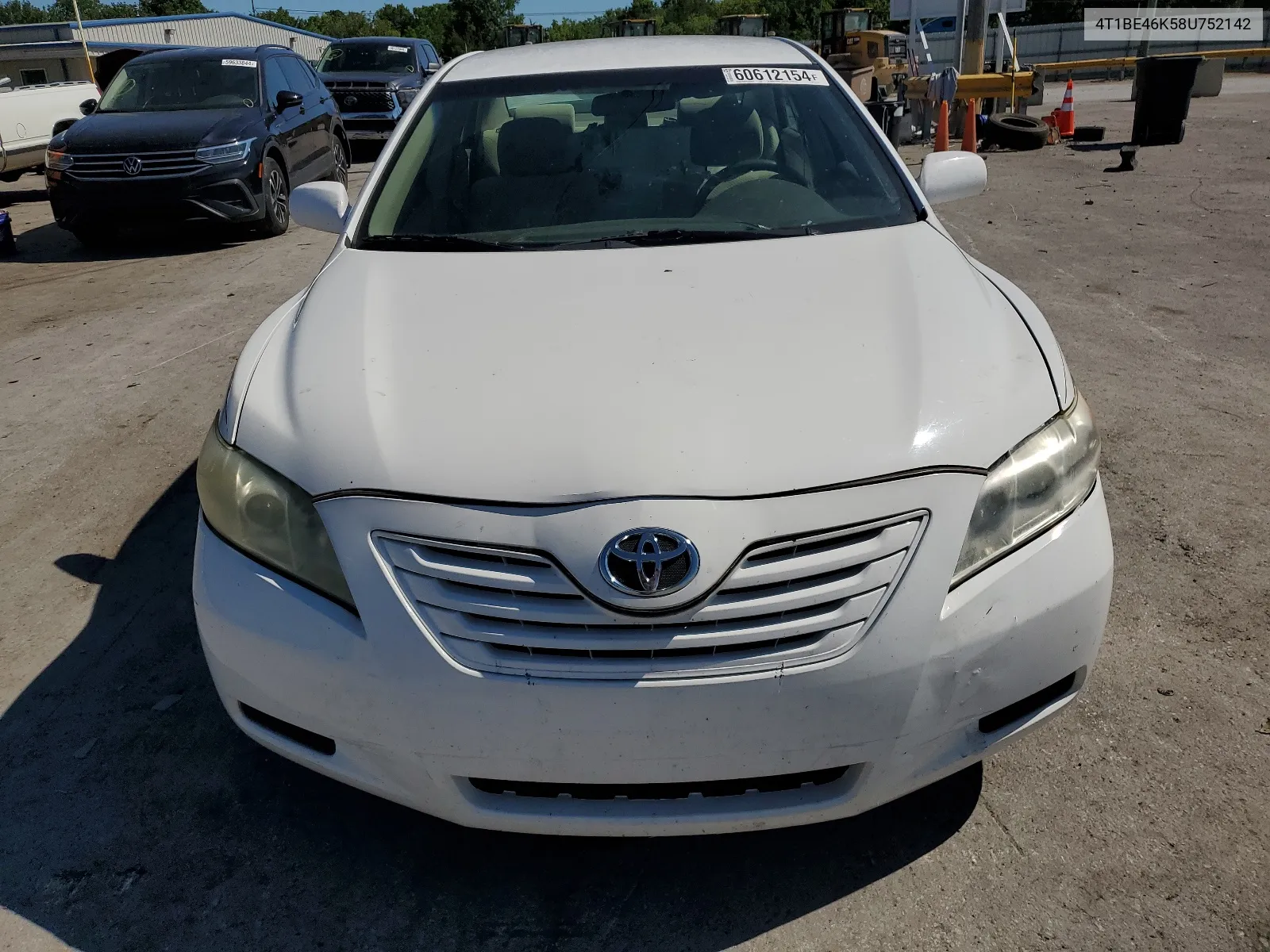 2008 Toyota Camry Ce VIN: 4T1BE46K58U752142 Lot: 60612154