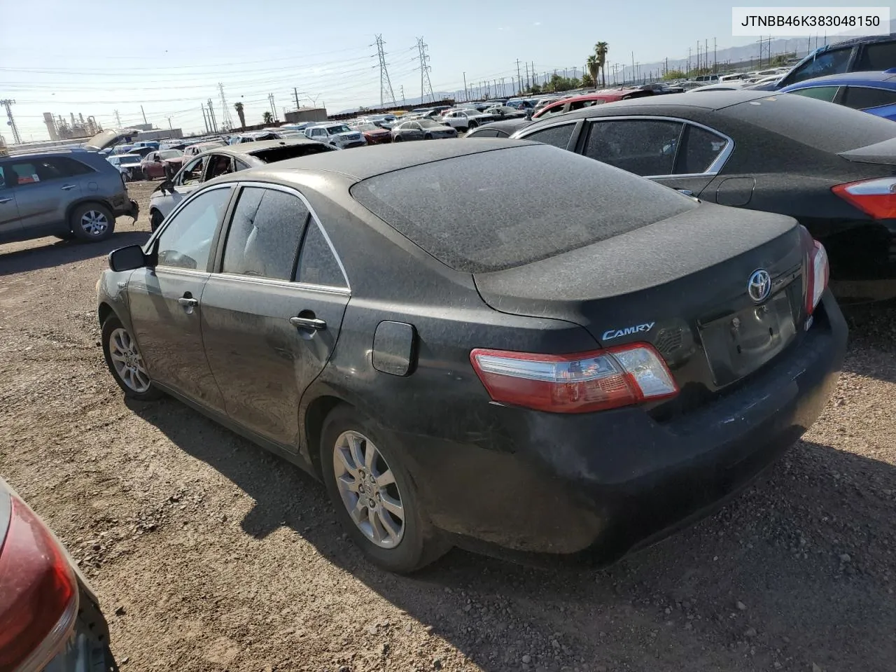 2008 Toyota Camry Hybrid VIN: JTNBB46K383048150 Lot: 60891814