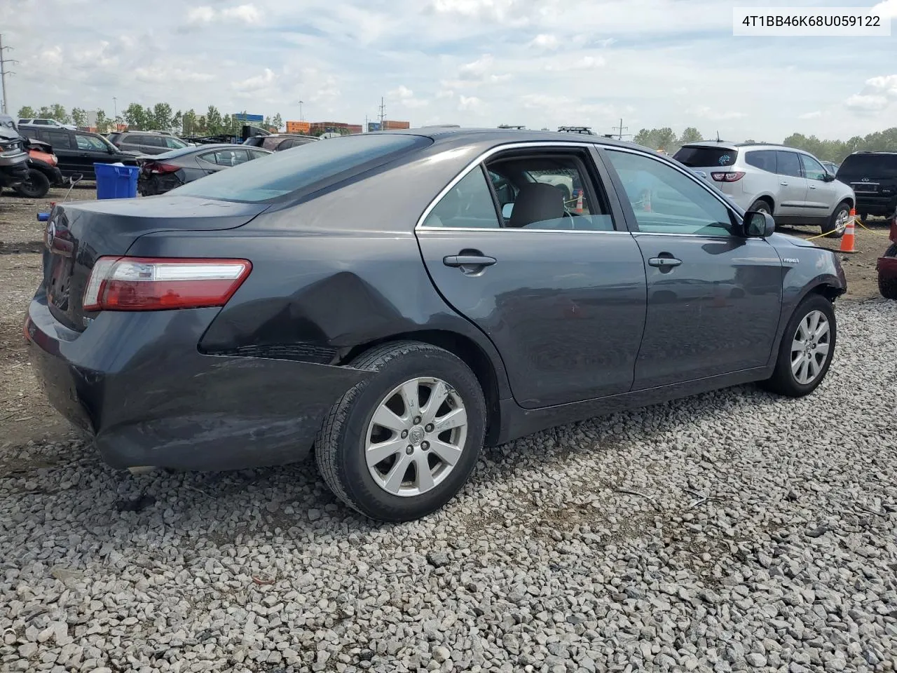 2008 Toyota Camry Hybrid VIN: 4T1BB46K68U059122 Lot: 61425134