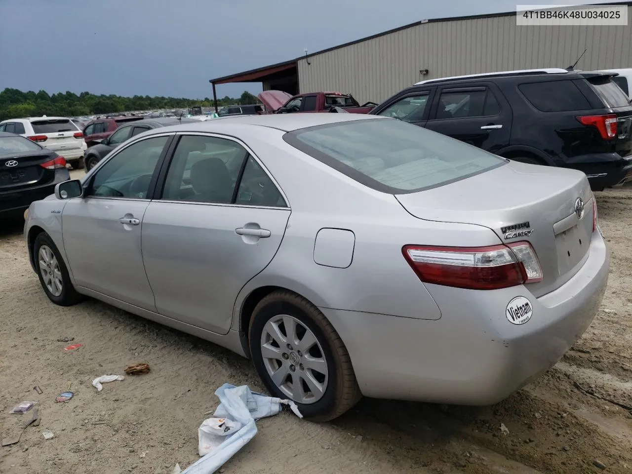 2008 Toyota Camry Hybrid VIN: 4T1BB46K48U034025 Lot: 61731394