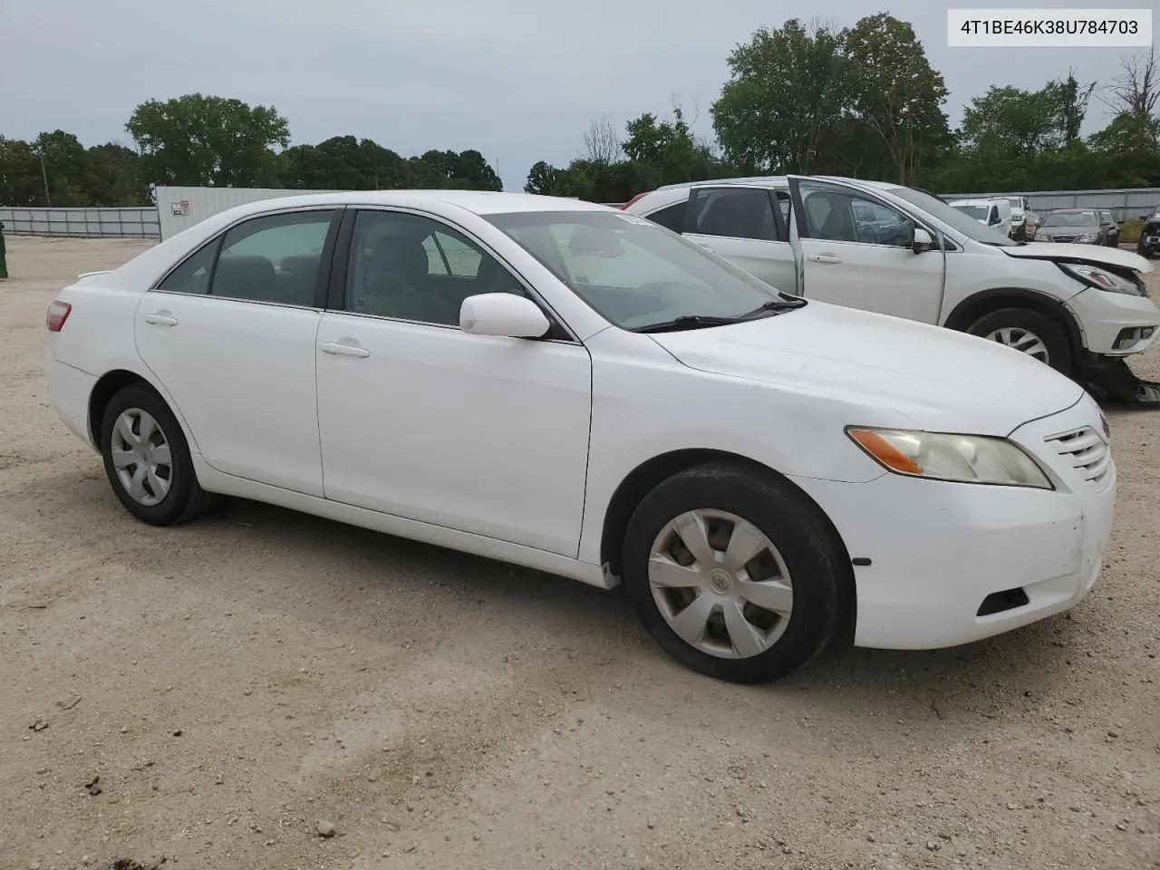 2008 Toyota Camry Ce VIN: 4T1BE46K38U784703 Lot: 62256194