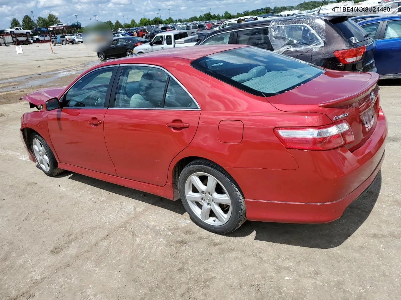 2008 Toyota Camry Ce VIN: 4T1BE46KX8U244801 Lot: 63790964