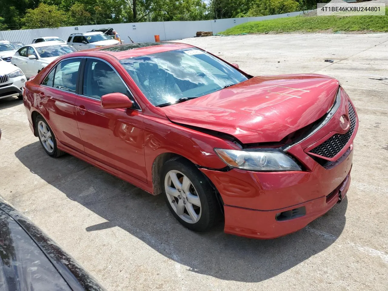 2008 Toyota Camry Ce VIN: 4T1BE46KX8U244801 Lot: 63790964