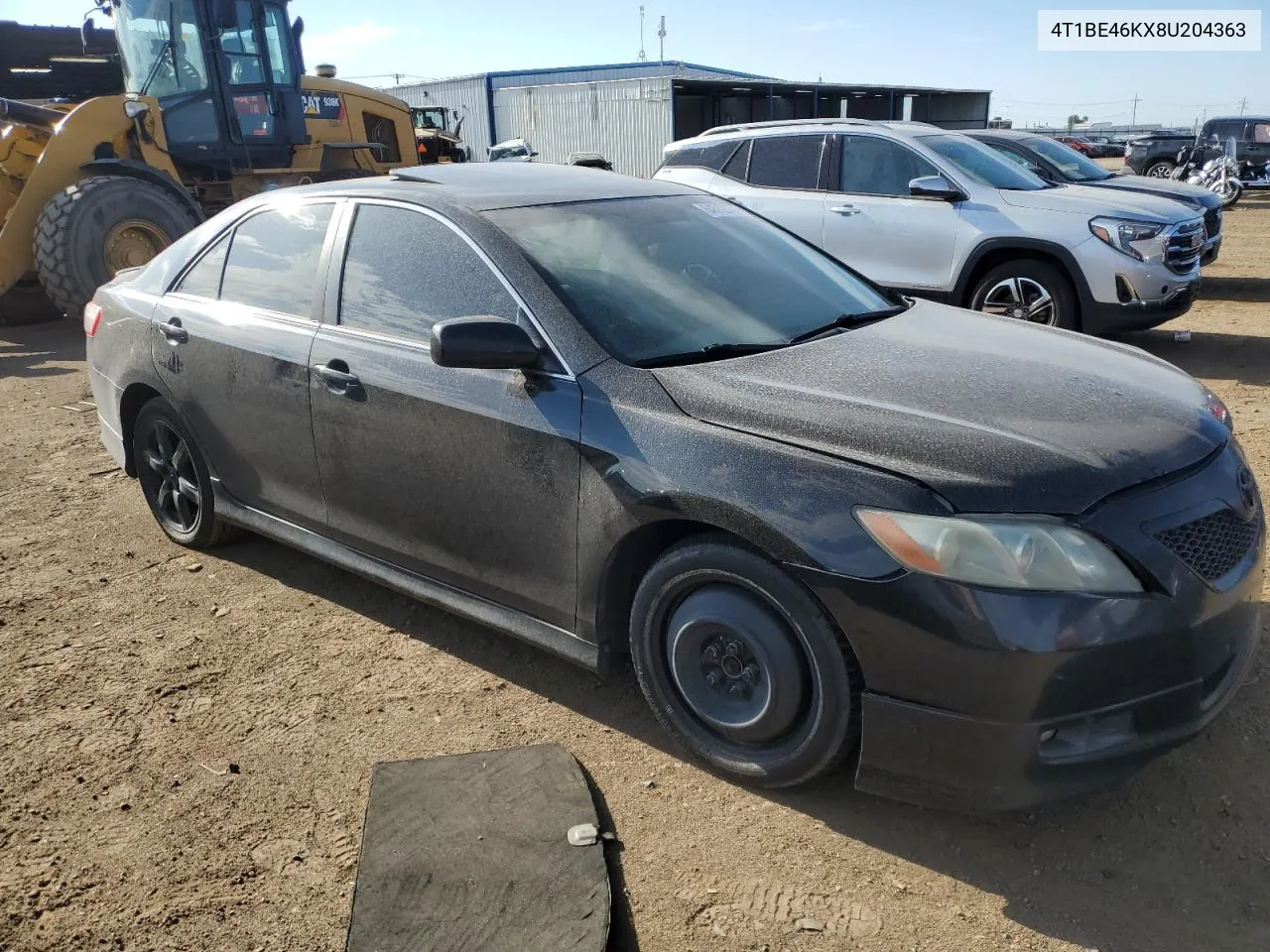 2008 Toyota Camry Ce VIN: 4T1BE46KX8U204363 Lot: 64512374