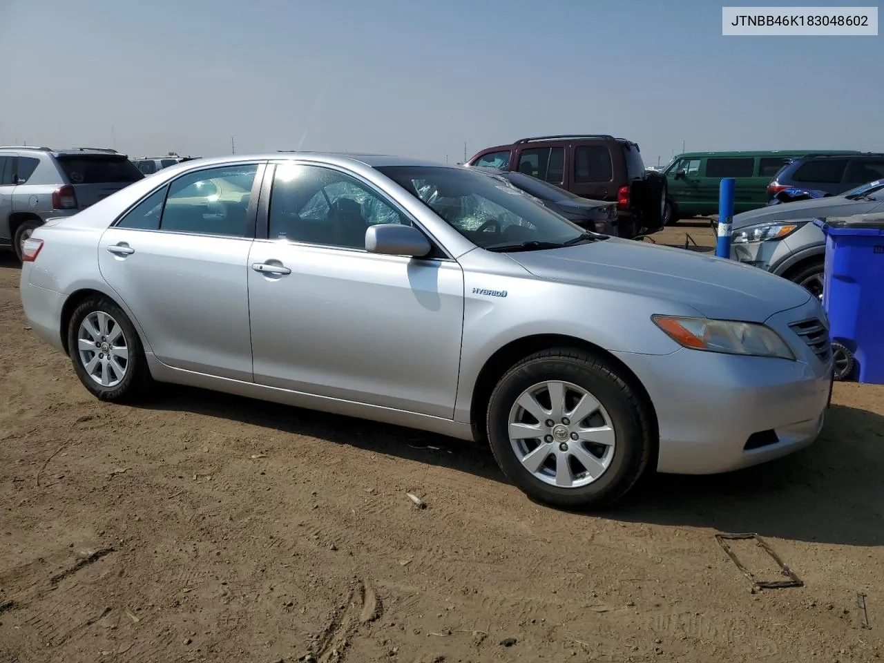 2008 Toyota Camry Hybrid VIN: JTNBB46K183048602 Lot: 64578374