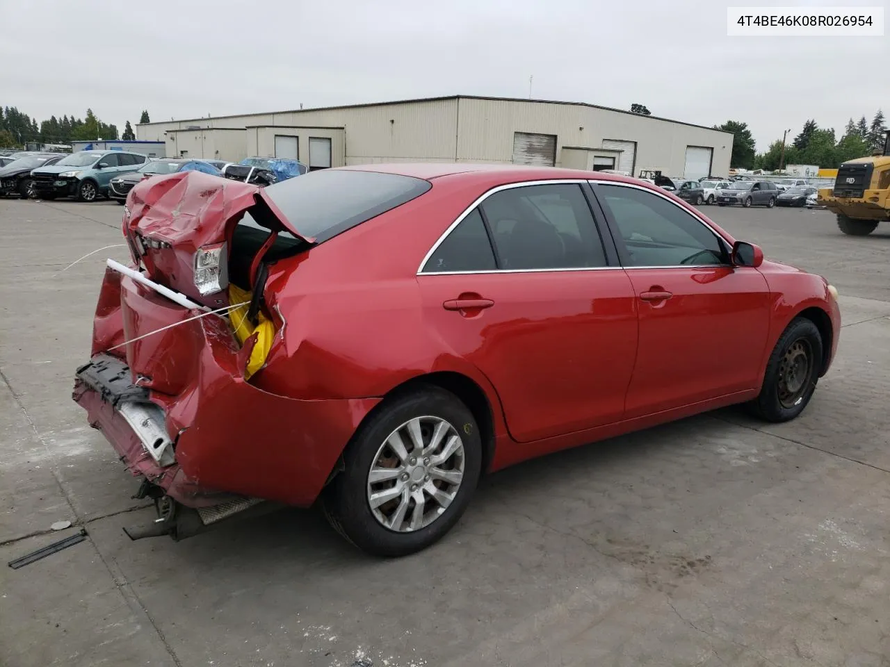 4T4BE46K08R026954 2008 Toyota Camry Ce