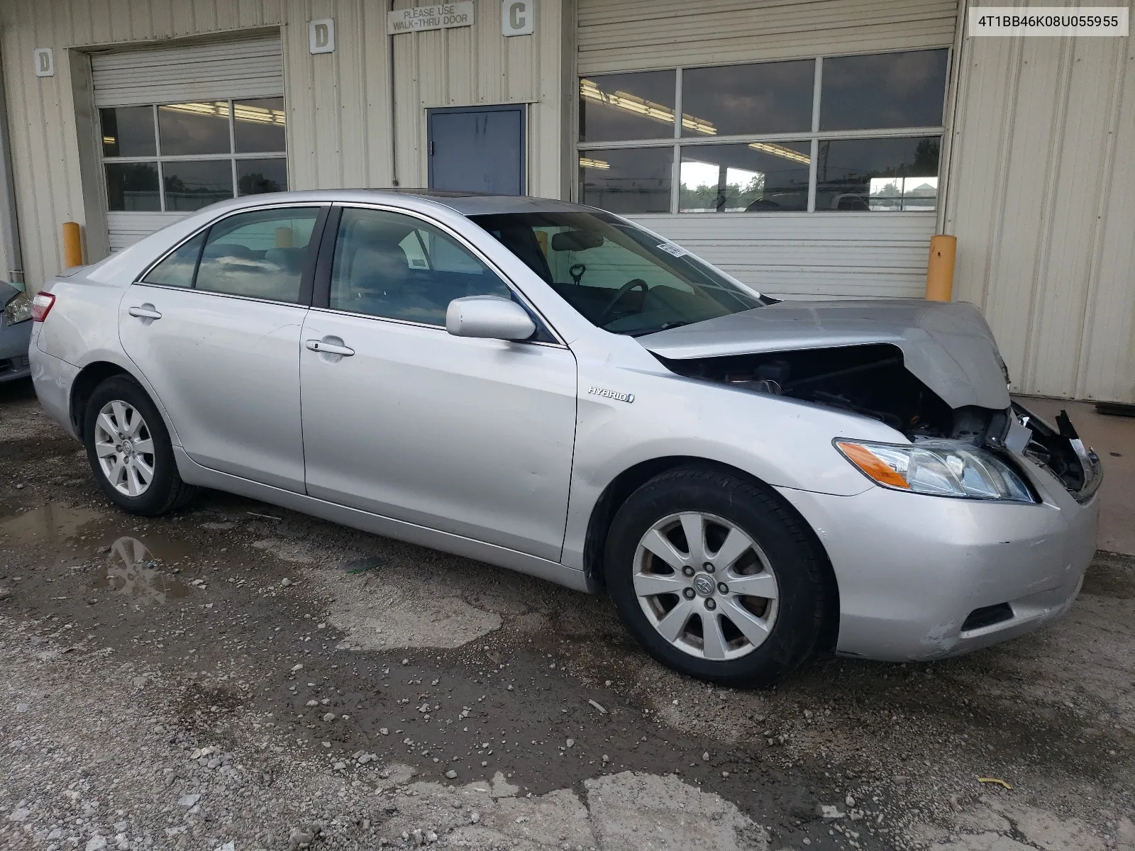 2008 Toyota Camry Hybrid VIN: 4T1BB46K08U055955 Lot: 65764514