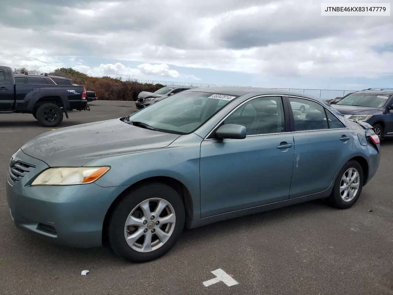 2008 Toyota Camry Ce VIN: JTNBE46KX83147779 Lot: 66042814