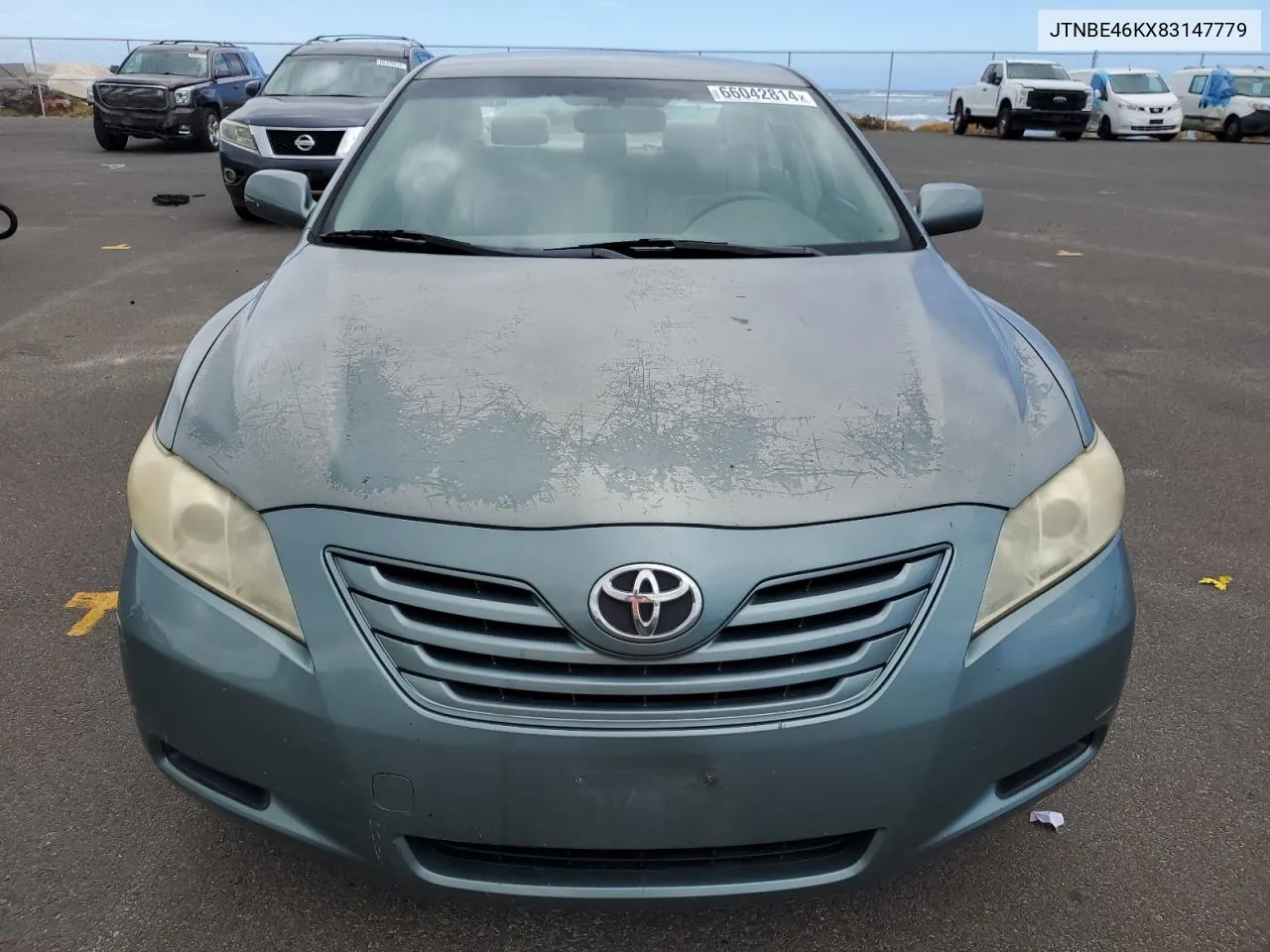 2008 Toyota Camry Ce VIN: JTNBE46KX83147779 Lot: 66042814