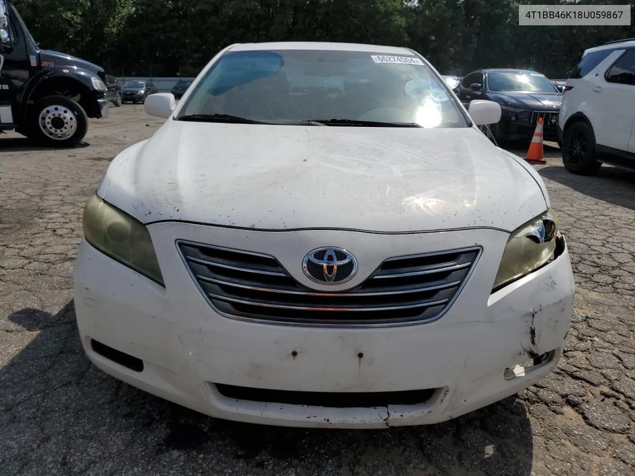 2008 Toyota Camry Hybrid VIN: 4T1BB46K18U059867 Lot: 66274504