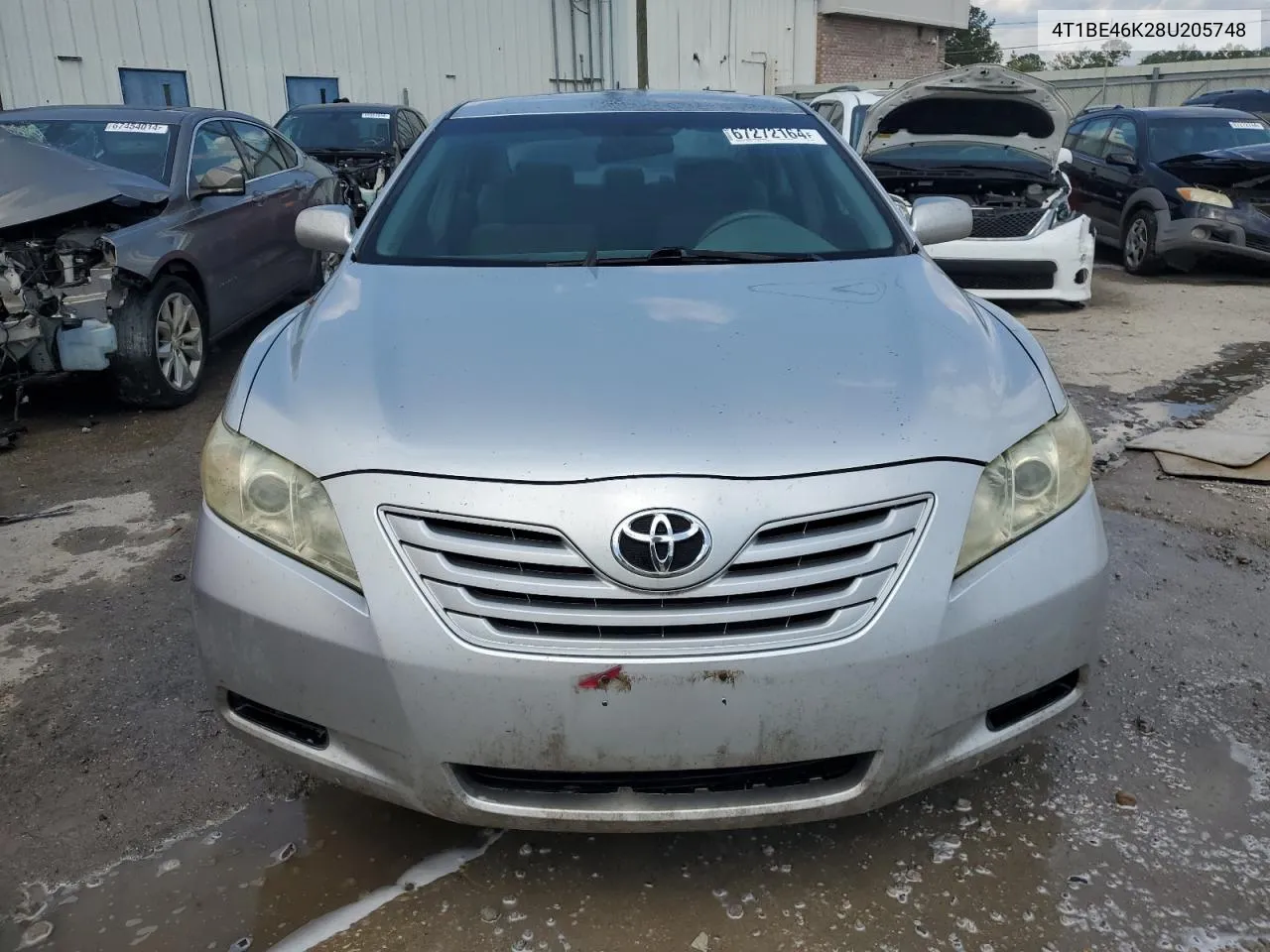 2008 Toyota Camry Ce VIN: 4T1BE46K28U205748 Lot: 67272164