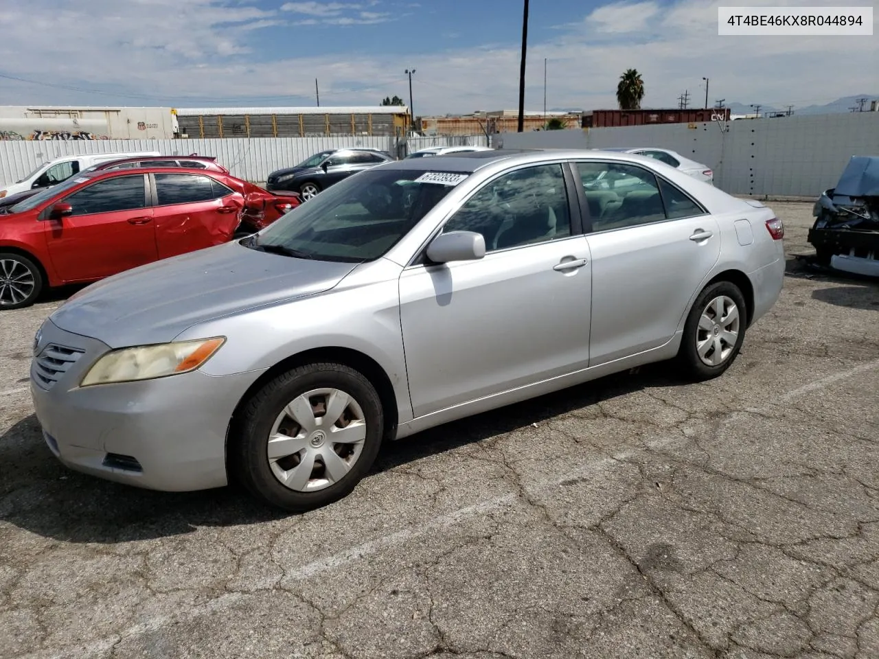 2008 Toyota Camry Ce VIN: 4T4BE46KX8R044894 Lot: 67323933