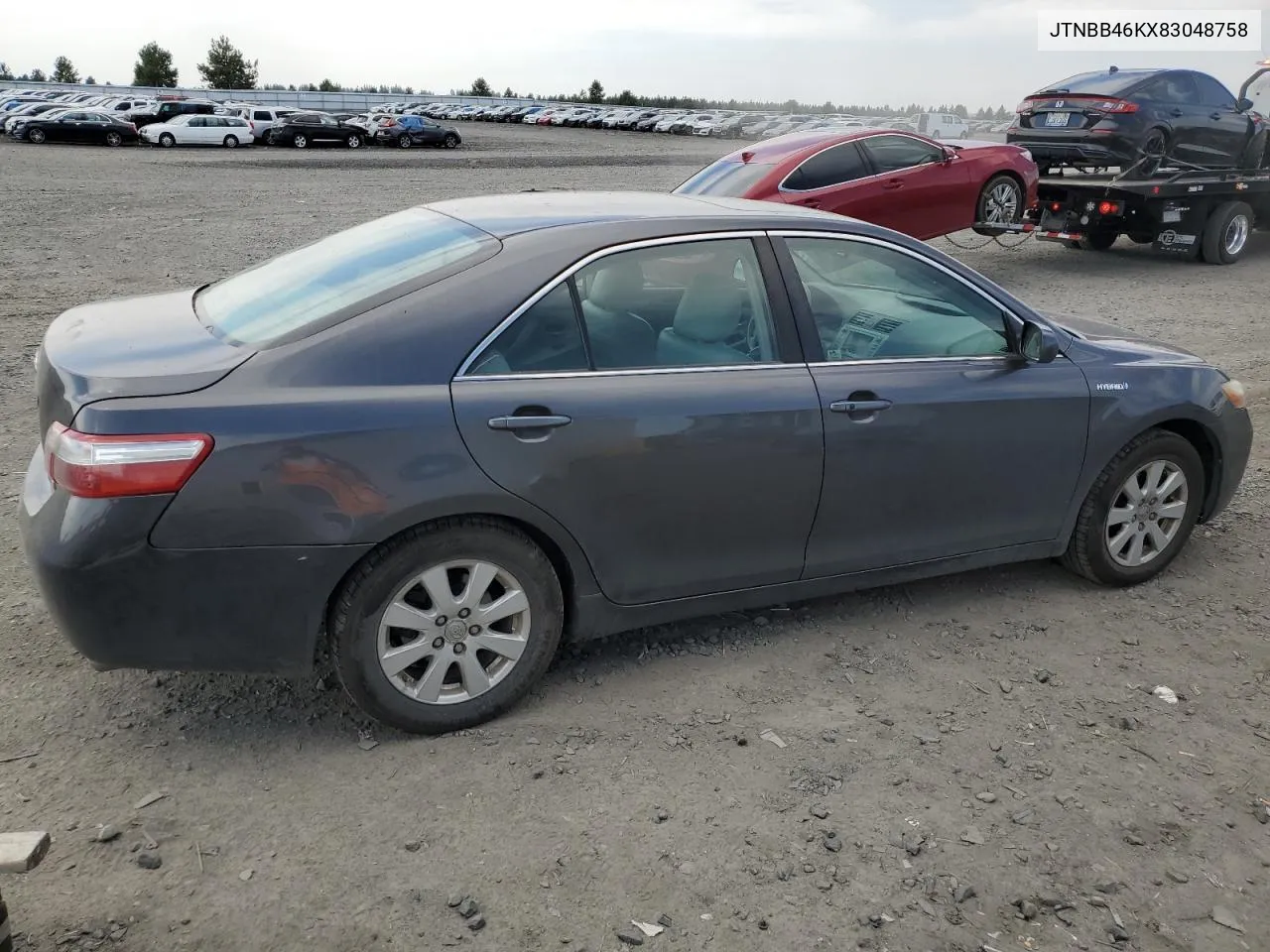 2008 Toyota Camry Hybrid VIN: JTNBB46KX83048758 Lot: 67505174