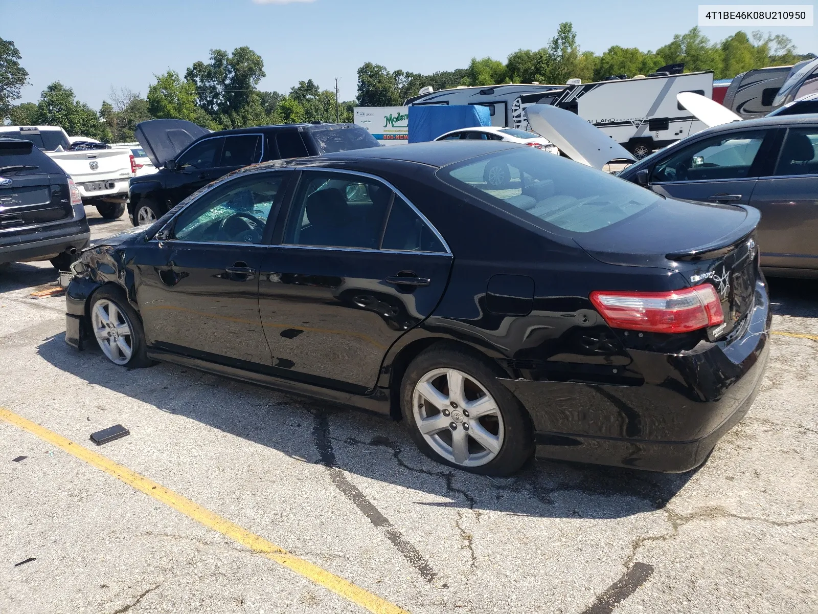 2008 Toyota Camry Ce VIN: 4T1BE46K08U210950 Lot: 67787254