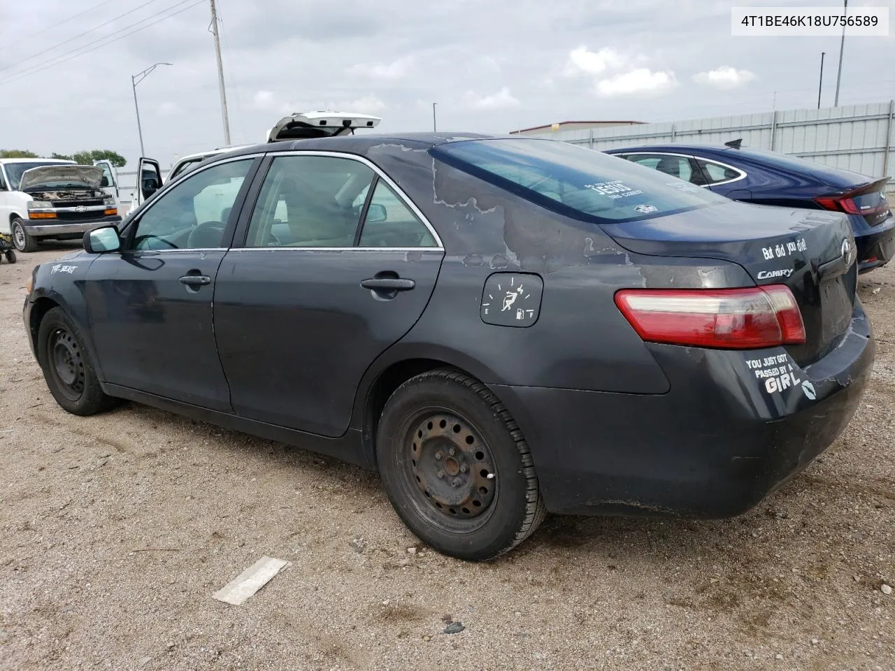 2008 Toyota Camry Ce VIN: 4T1BE46K18U756589 Lot: 67841414