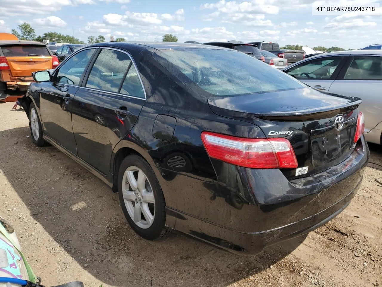 2008 Toyota Camry Ce VIN: 4T1BE46K78U243718 Lot: 68135104