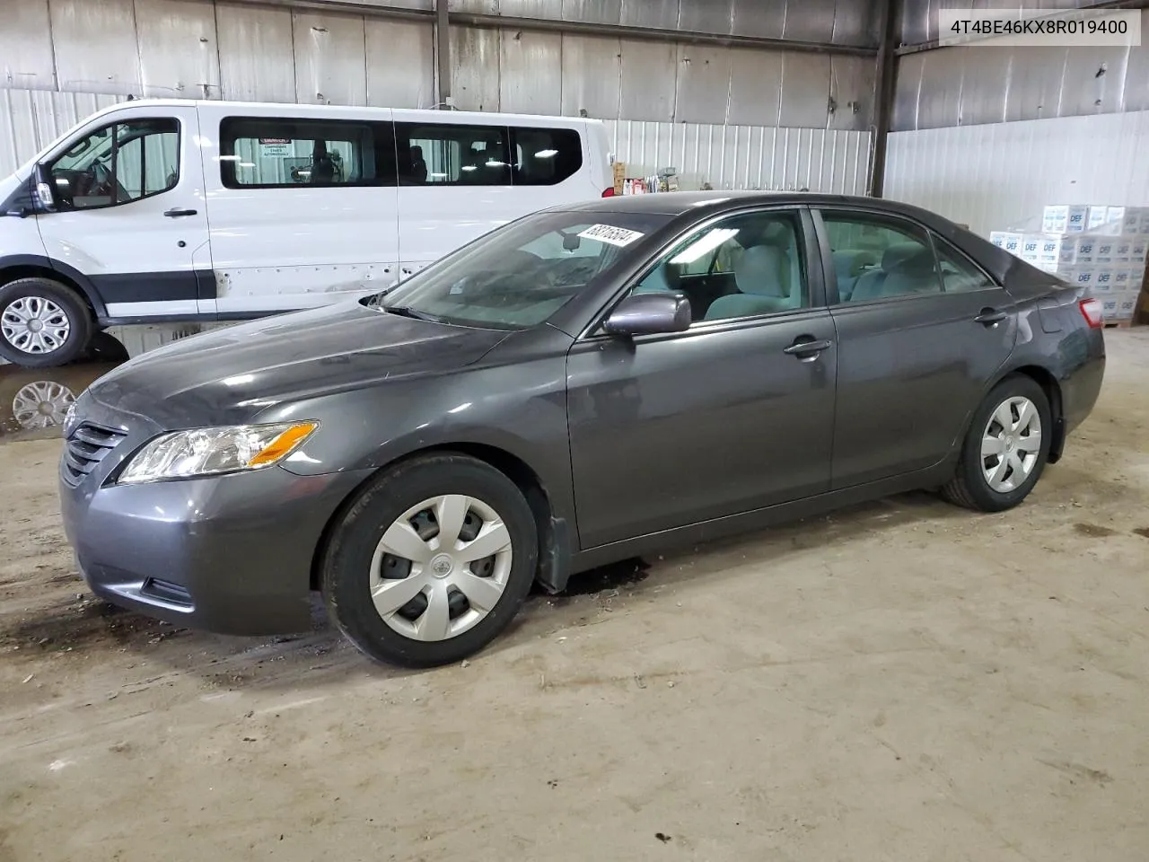 2008 Toyota Camry Ce VIN: 4T4BE46KX8R019400 Lot: 68316504