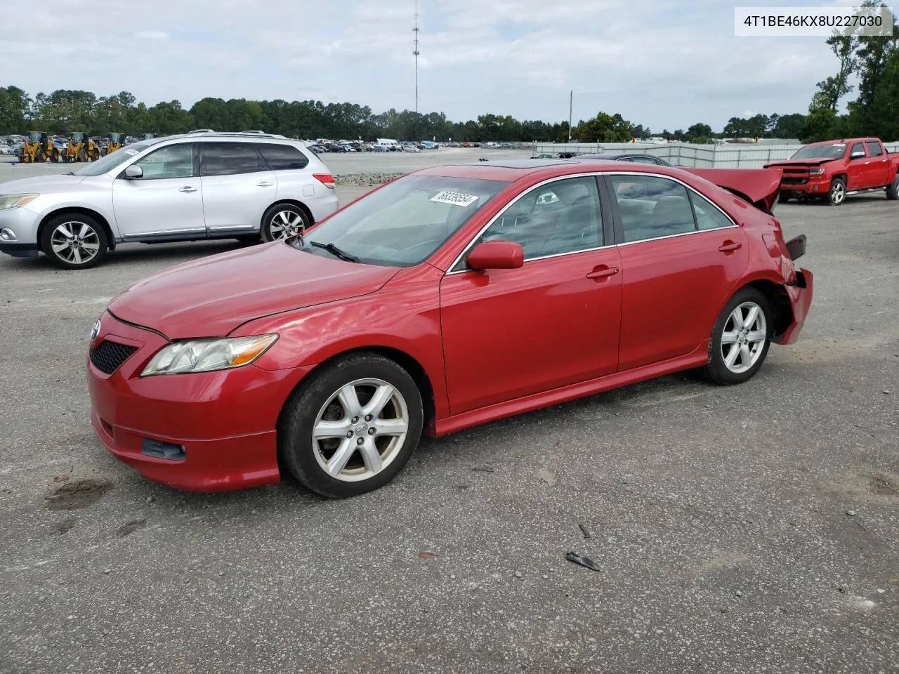 2008 Toyota Camry Ce VIN: 4T1BE46KX8U227030 Lot: 68339554