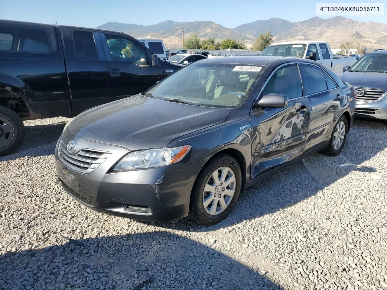 2008 Toyota Camry Hybrid VIN: 4T1BB46KX8U056711 Lot: 68658914