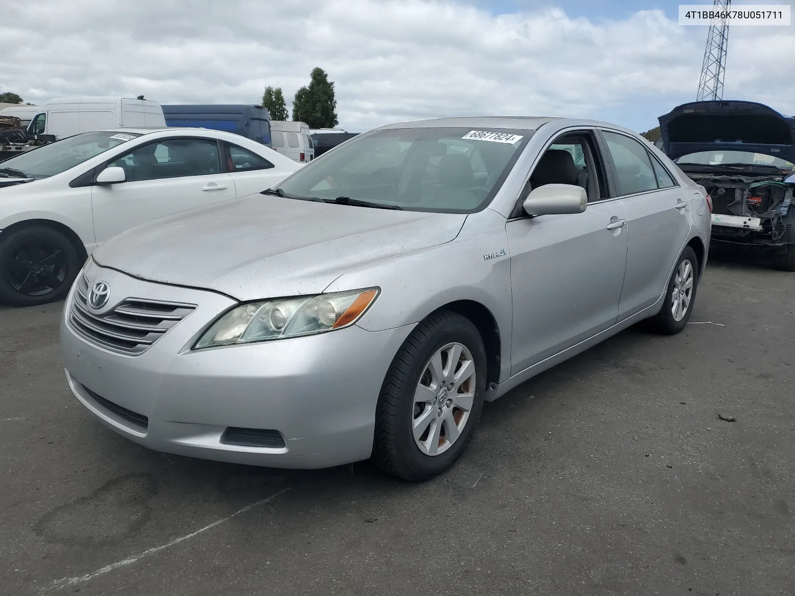 4T1BB46K78U051711 2008 Toyota Camry Hybrid