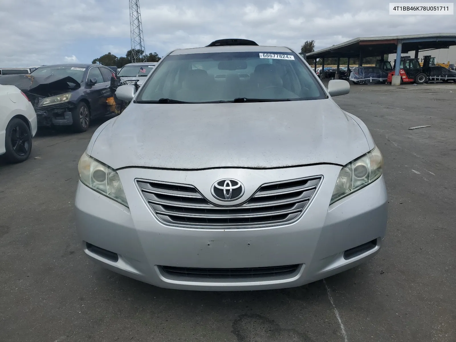 2008 Toyota Camry Hybrid VIN: 4T1BB46K78U051711 Lot: 68677824