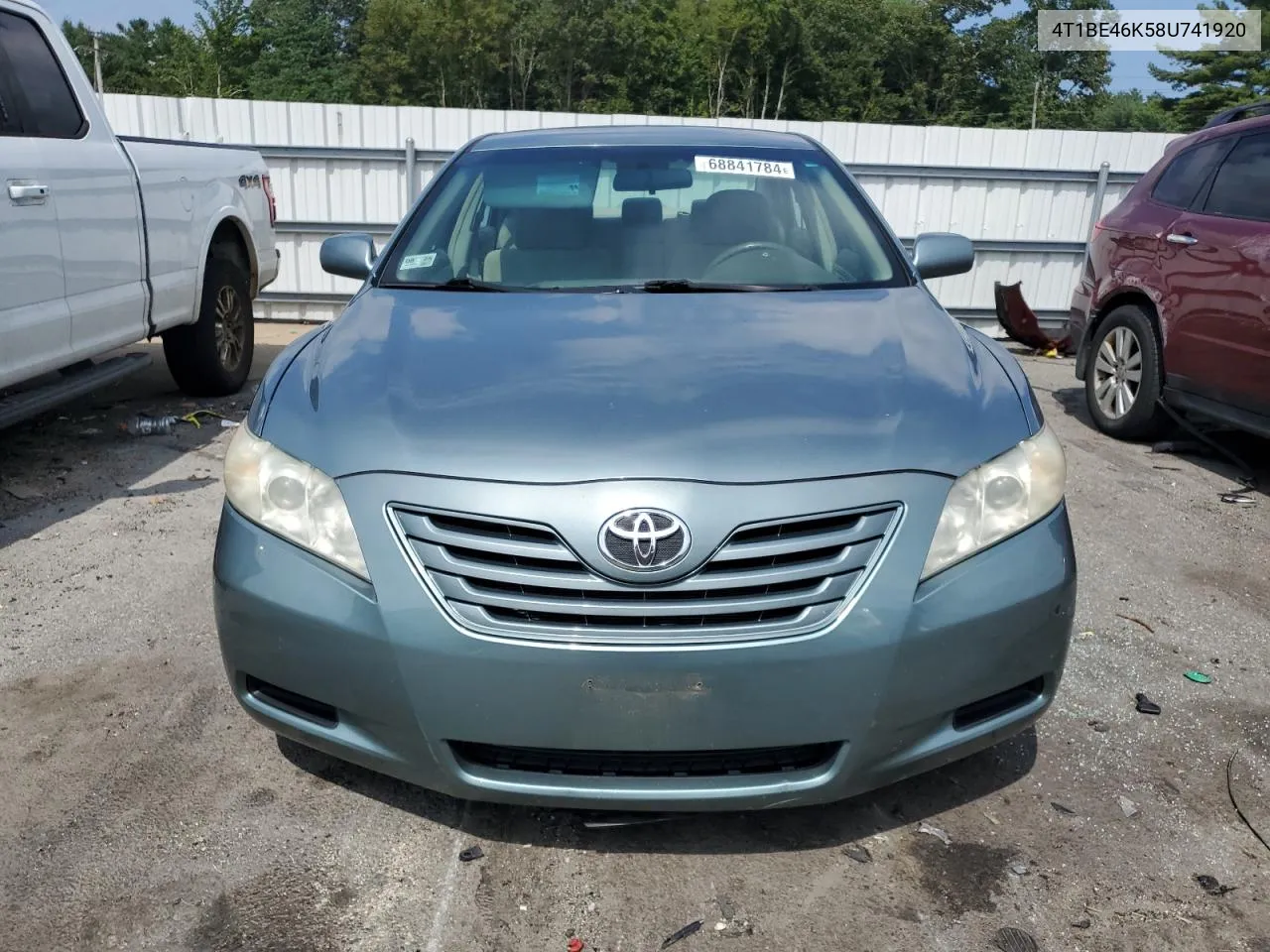 2008 Toyota Camry Ce VIN: 4T1BE46K58U741920 Lot: 68841784