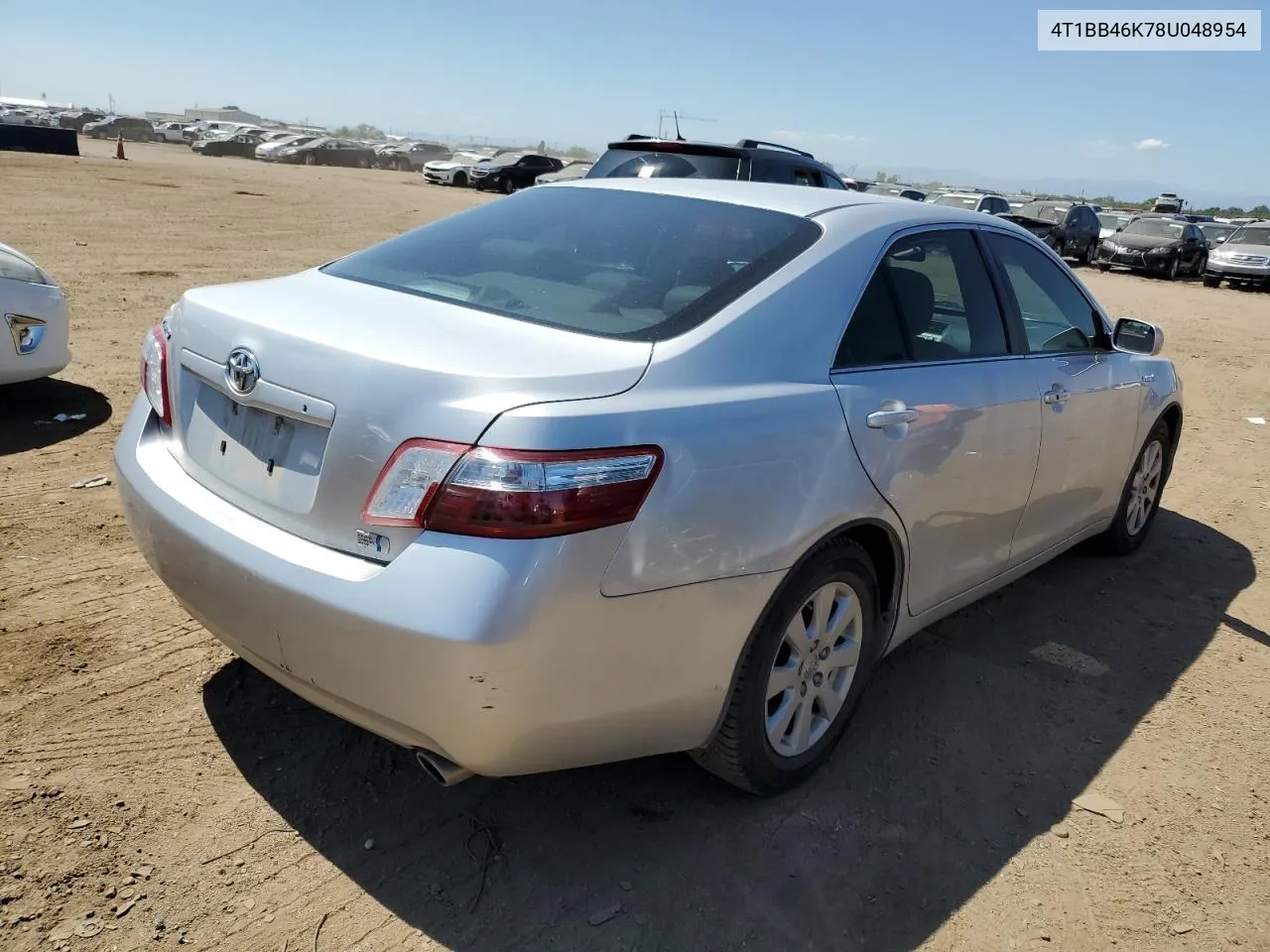 2008 Toyota Camry Hybrid VIN: 4T1BB46K78U048954 Lot: 69169764