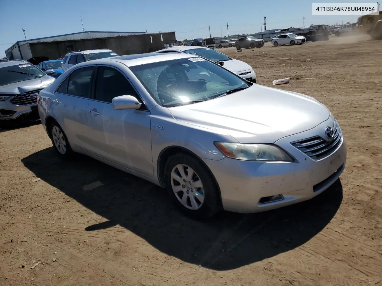 4T1BB46K78U048954 2008 Toyota Camry Hybrid