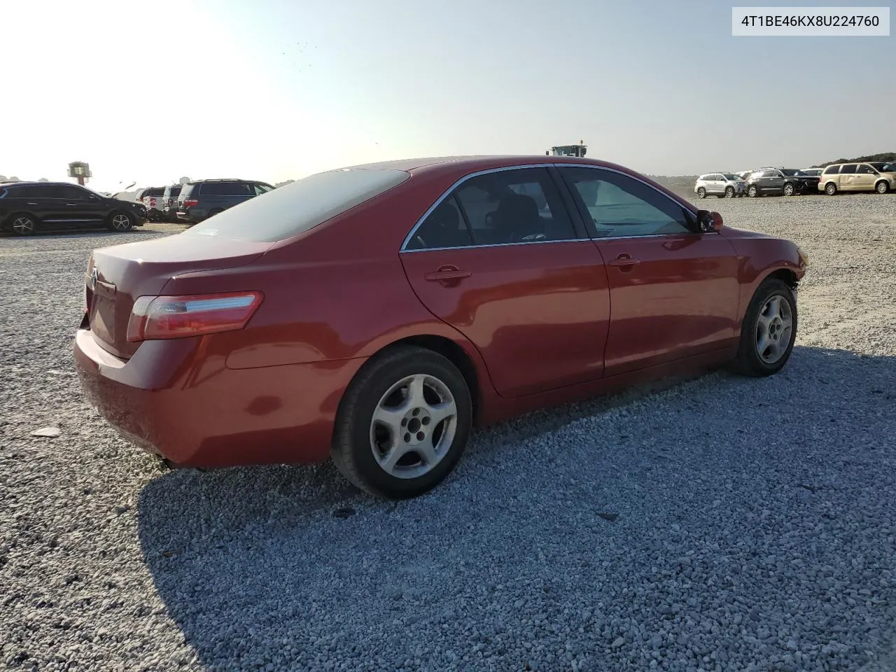 2008 Toyota Camry Ce VIN: 4T1BE46KX8U224760 Lot: 69261794