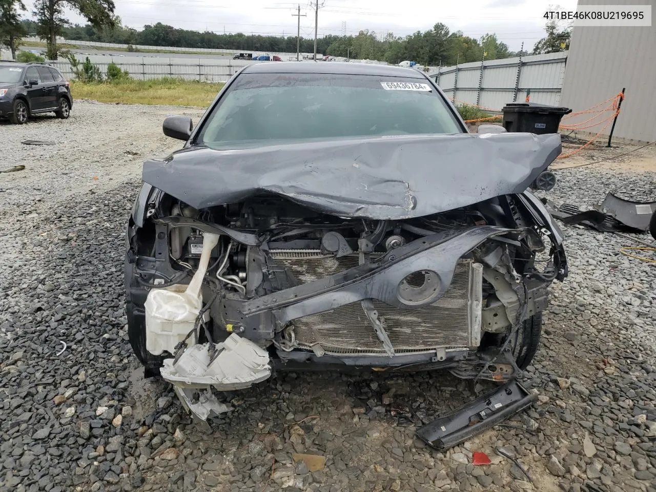 4T1BE46K08U219695 2008 Toyota Camry Ce