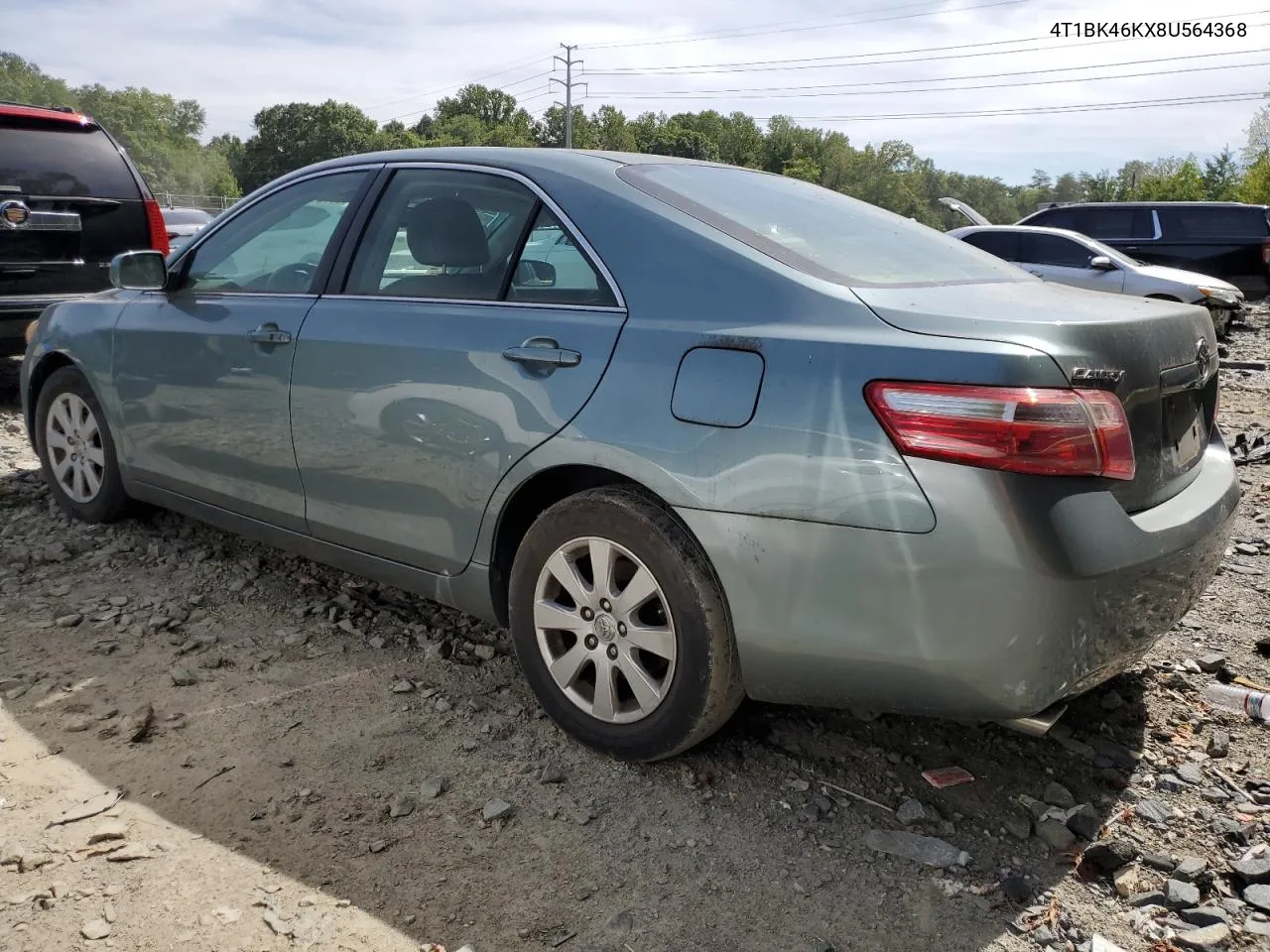 2008 Toyota Camry Le VIN: 4T1BK46KX8U564368 Lot: 69721904