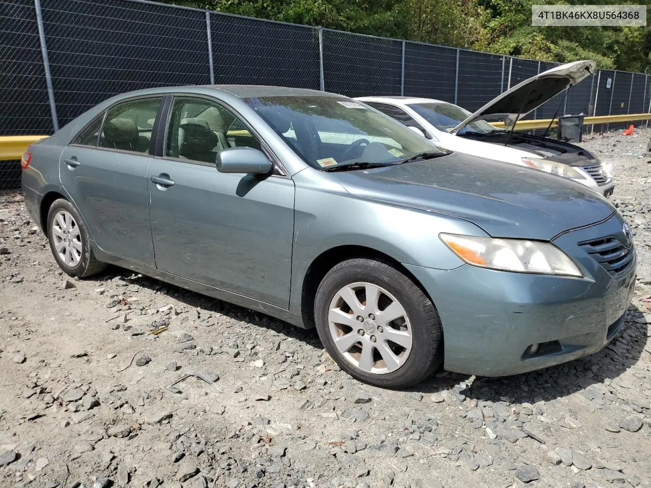 2008 Toyota Camry Le VIN: 4T1BK46KX8U564368 Lot: 69721904