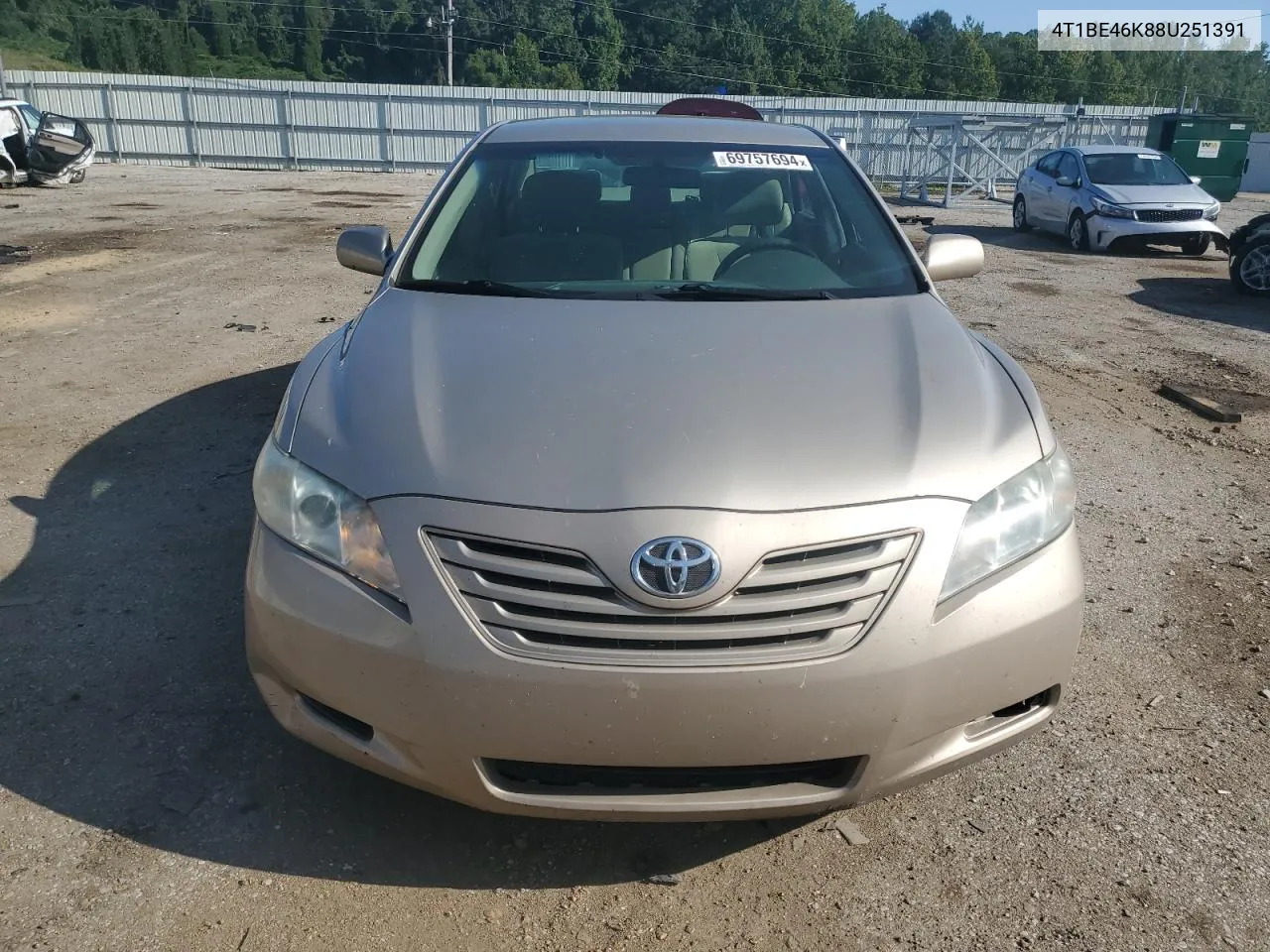 4T1BE46K88U251391 2008 Toyota Camry Ce