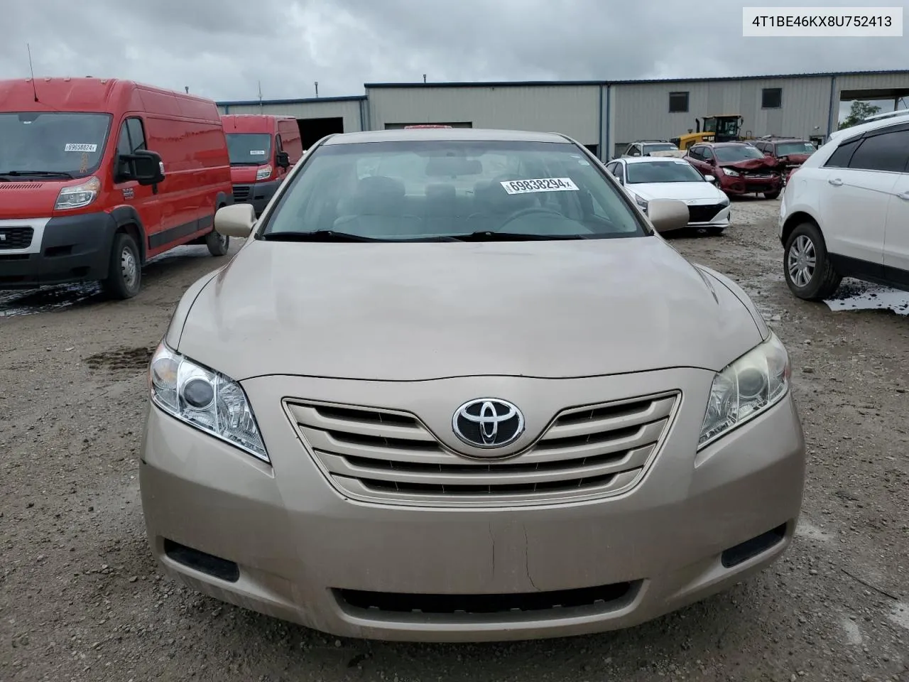 2008 Toyota Camry Ce VIN: 4T1BE46KX8U752413 Lot: 69838294