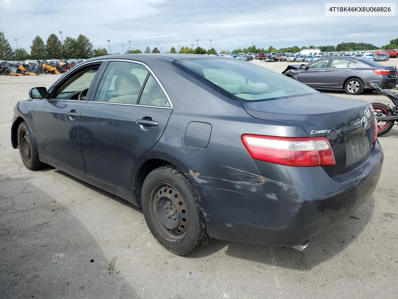 2008 Toyota Camry Le VIN: 4T1BK46KX8U068826 Lot: 69939674