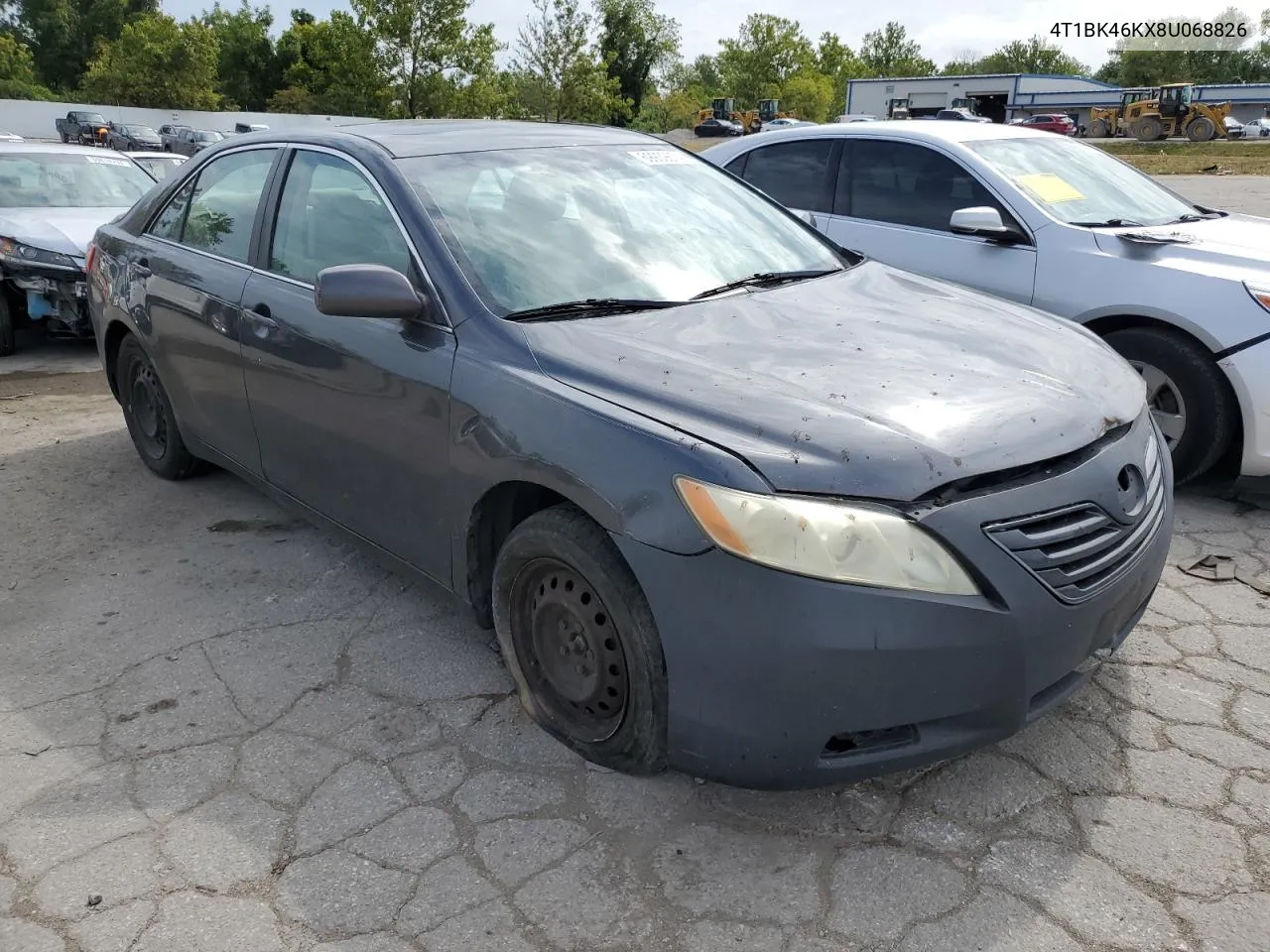 2008 Toyota Camry Le VIN: 4T1BK46KX8U068826 Lot: 69939674